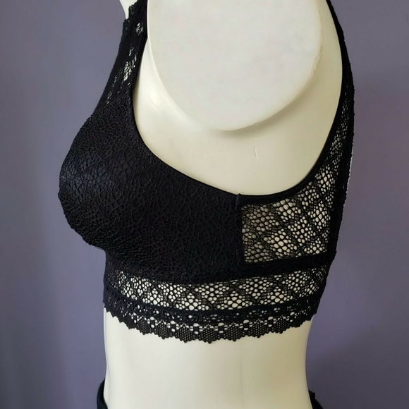 Victoria's Secret Bra Bralette Black Lace Sz Sm - Picture 5 of 7